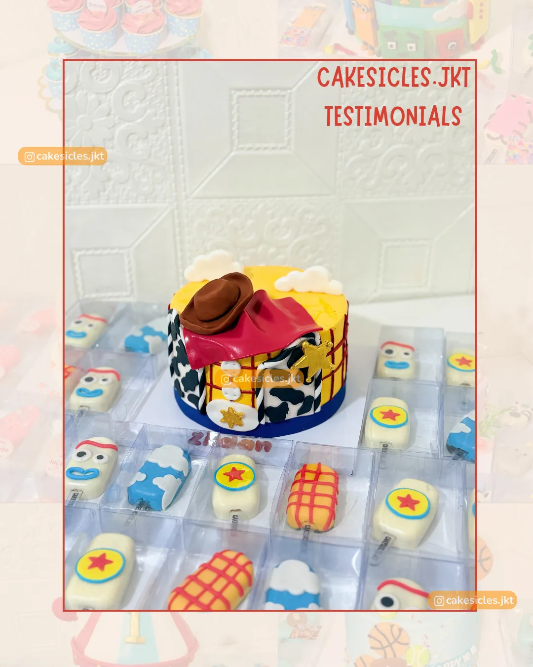Toy Story Cake Cakesicles