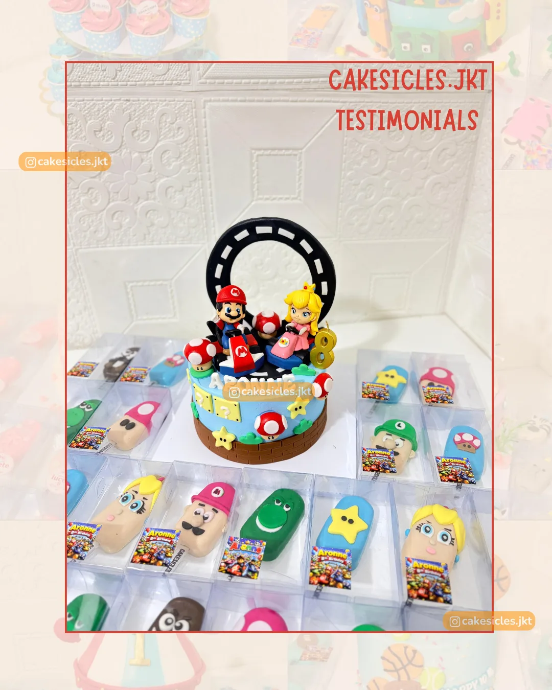 Mario Kart Cake Cakesicles